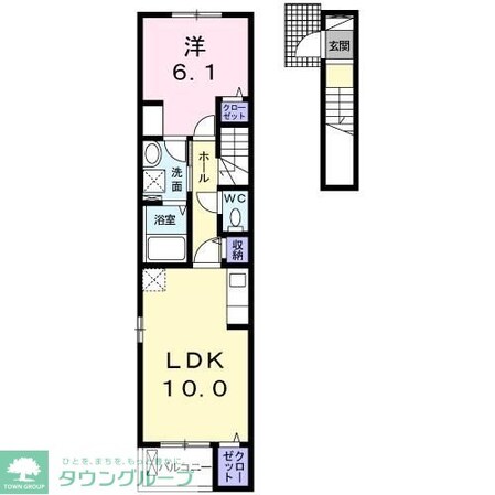 リジエール・ウエストの物件間取画像